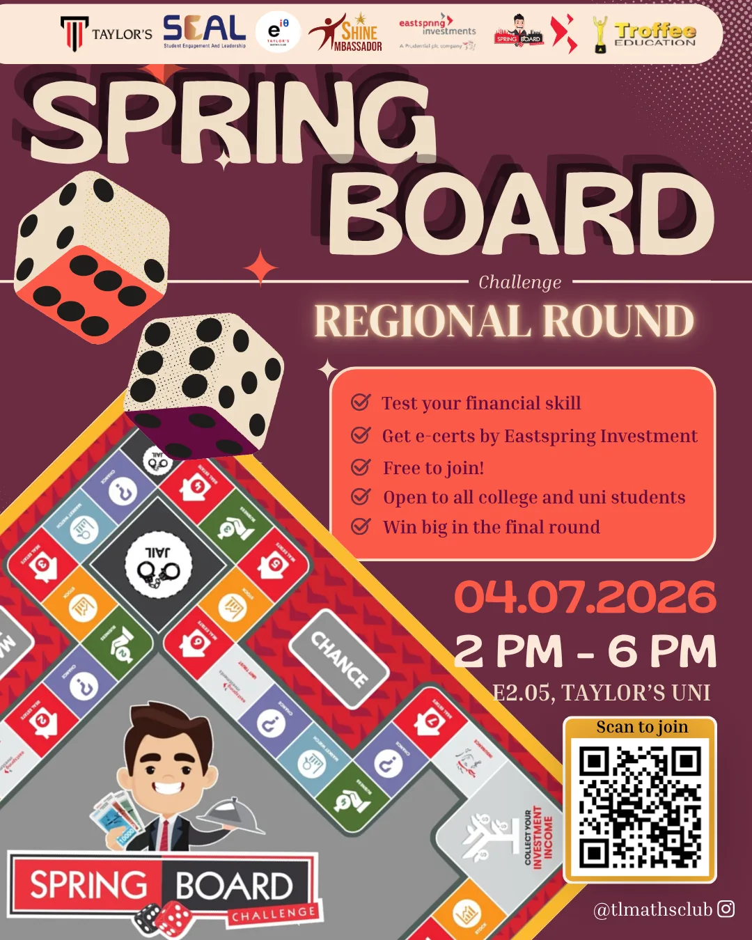 Springboard Challenge Regional Round event poster