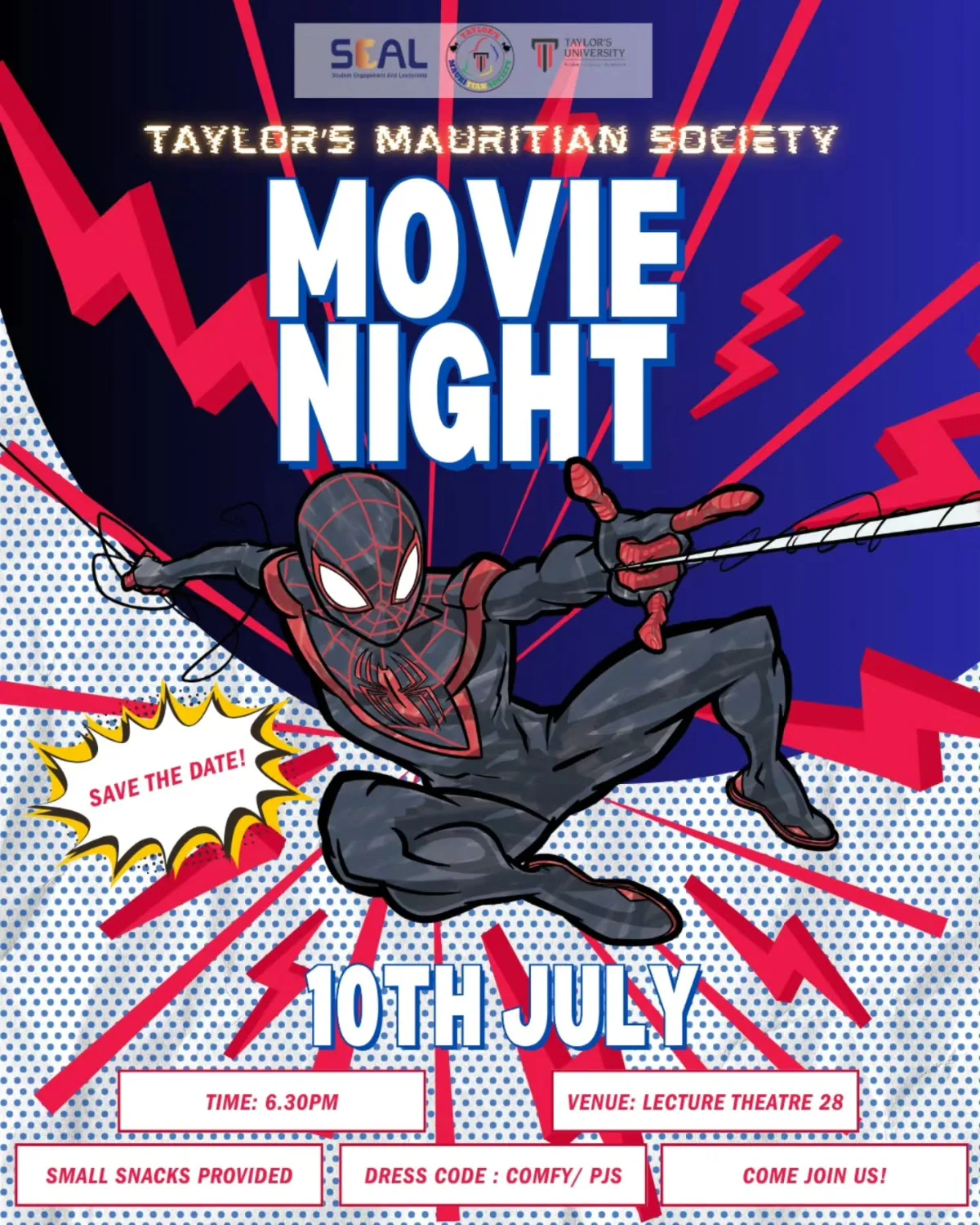 Spider-Man: Across the Spider-Verse Screening event poster