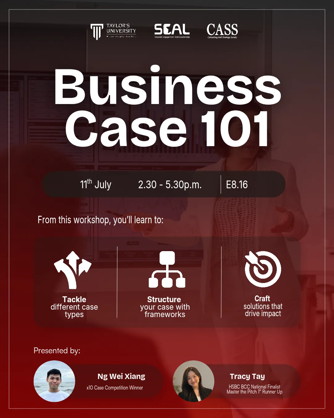 Business Case 101 Workshop event poster