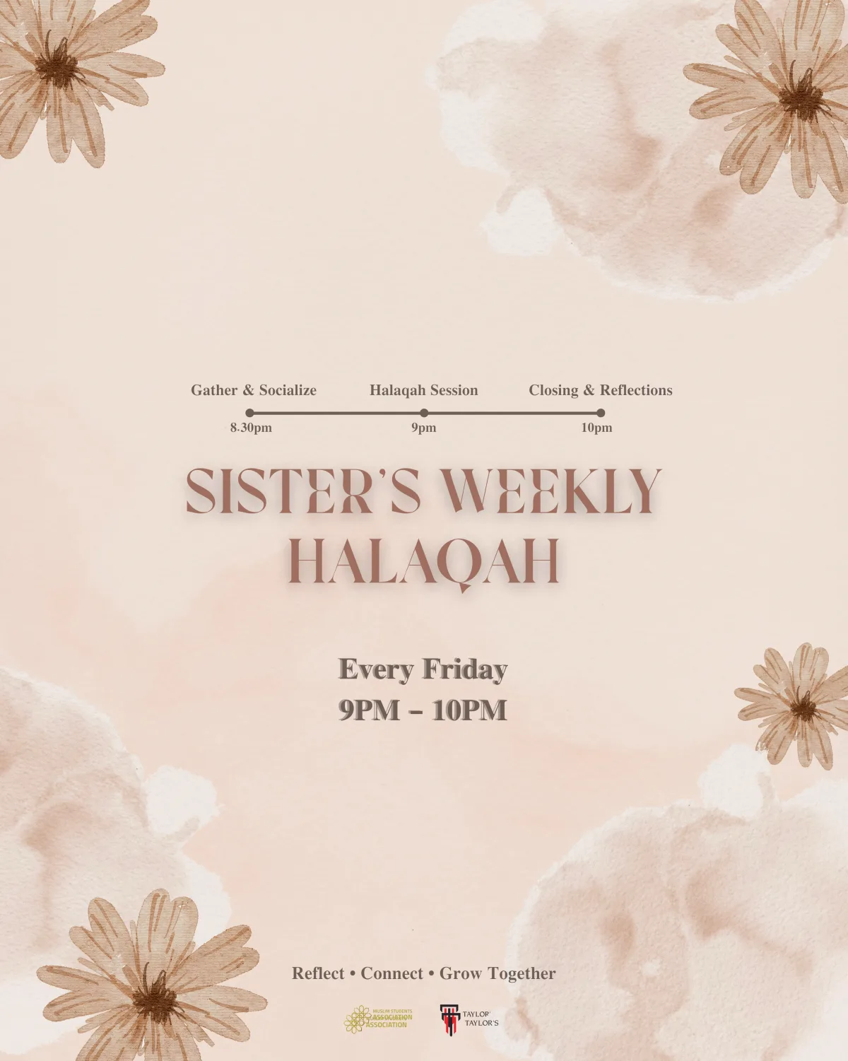 Sister's Weekly Halaqah #2 Session event poster