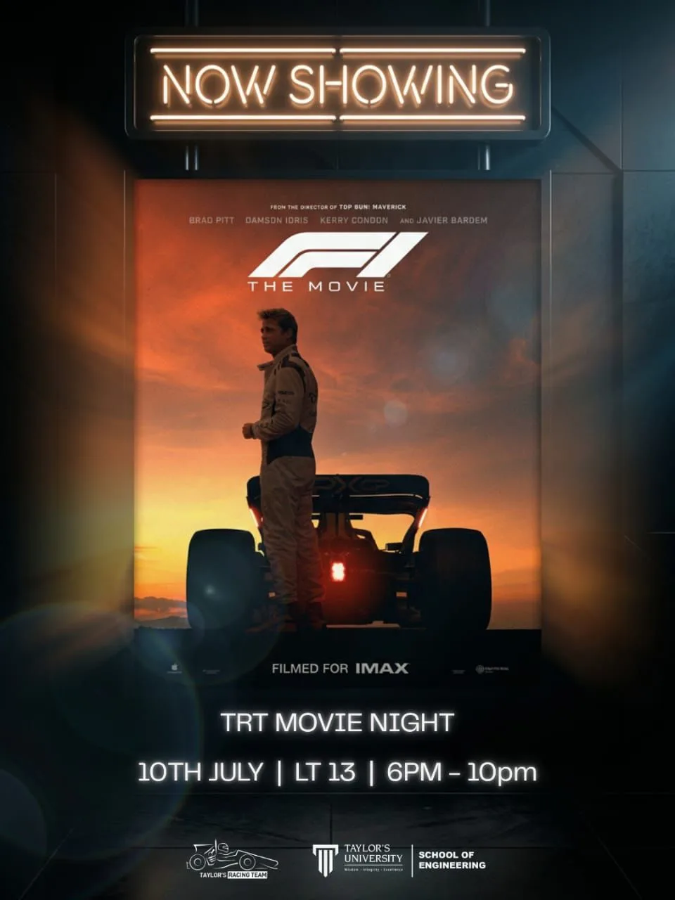 MOVIE NIGHT F1: The Movie event poster