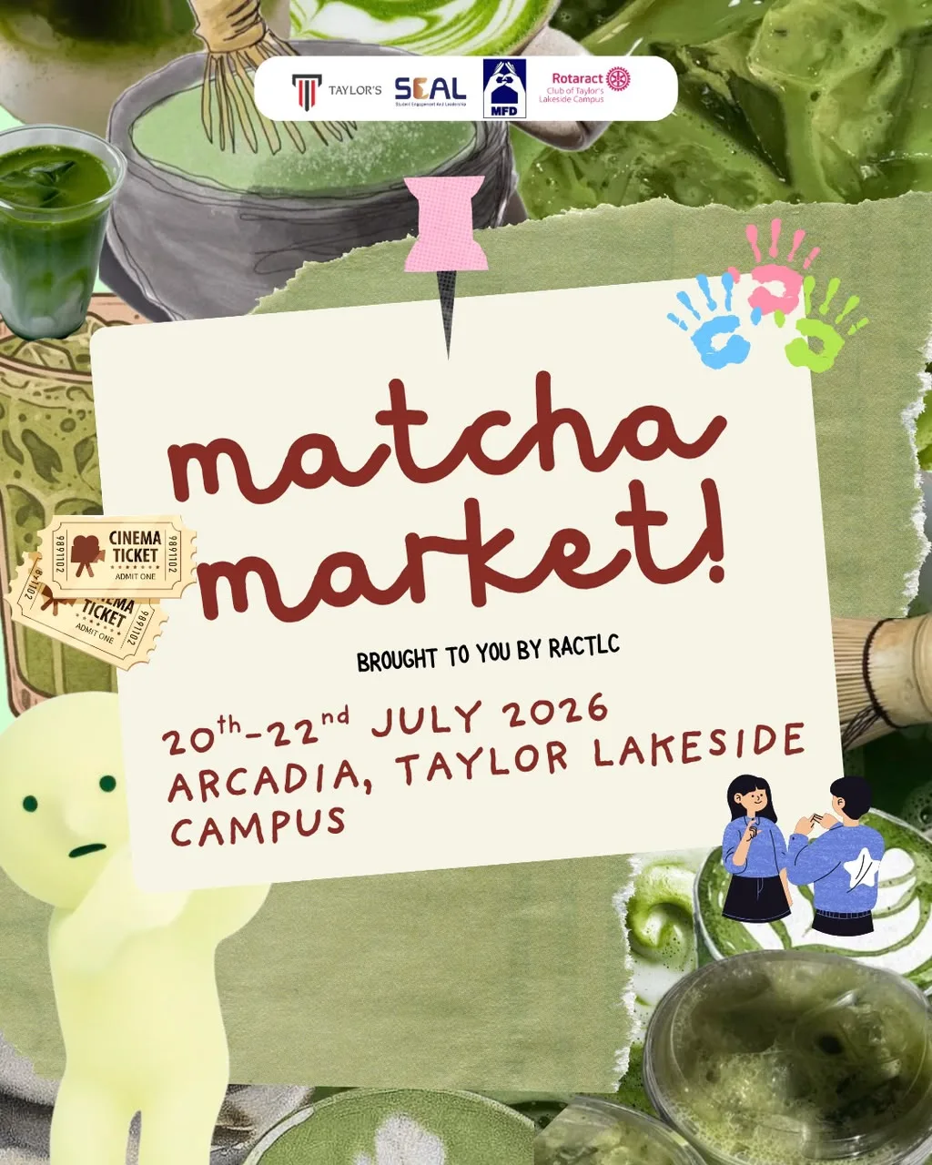 MATCHA MARKET event poster
