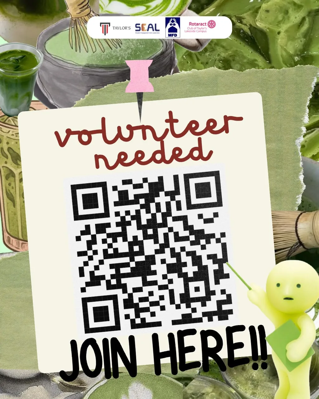MATCHA MARKET (VOLUNTEERS NEEDED!!) event poster