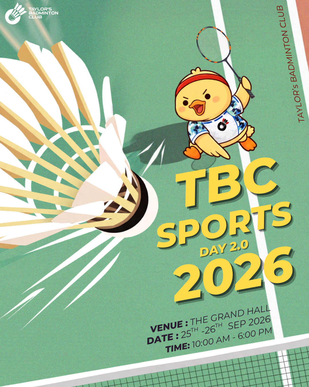 TBC Sports Day 2.0 event poster