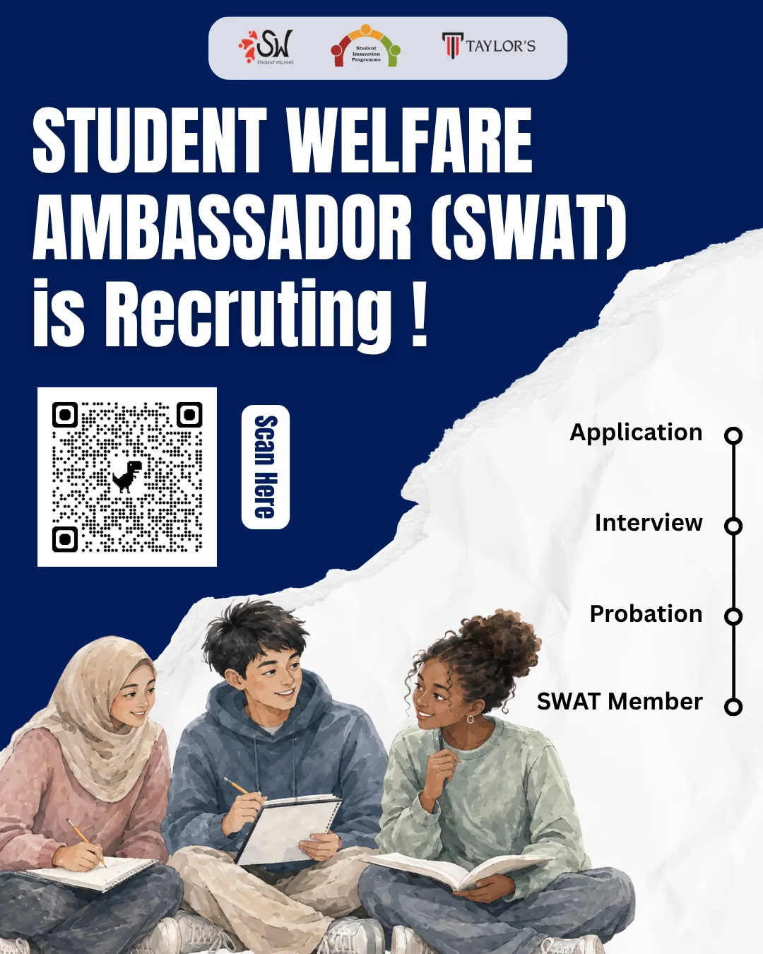 SWAT Member Recruitment event poster