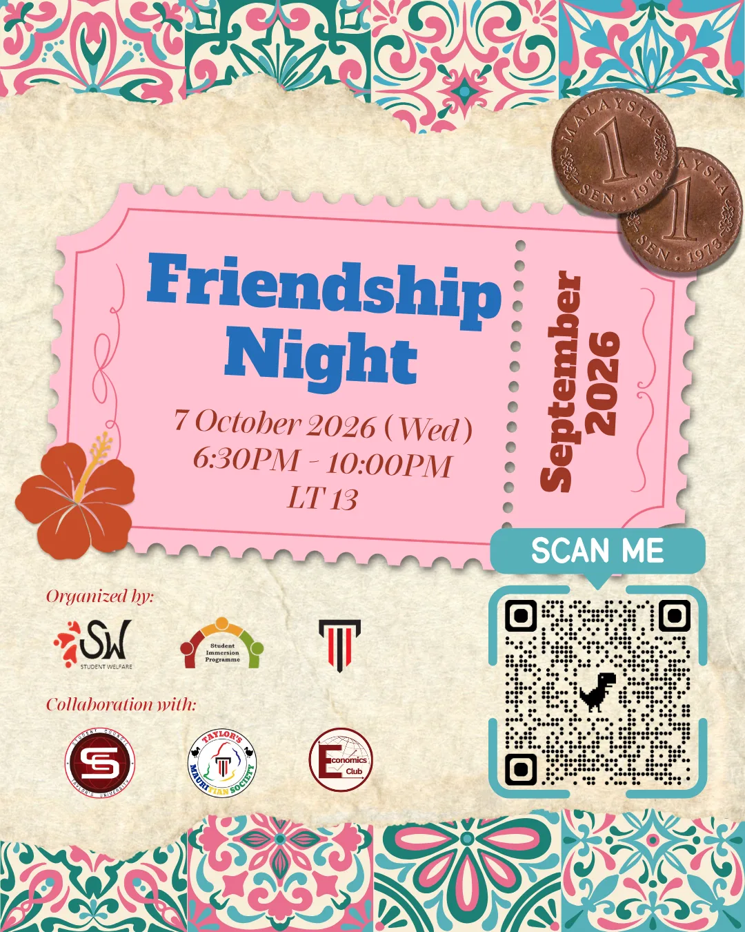 Friendship Night: Lami’s Time Capsule is opening event poster
