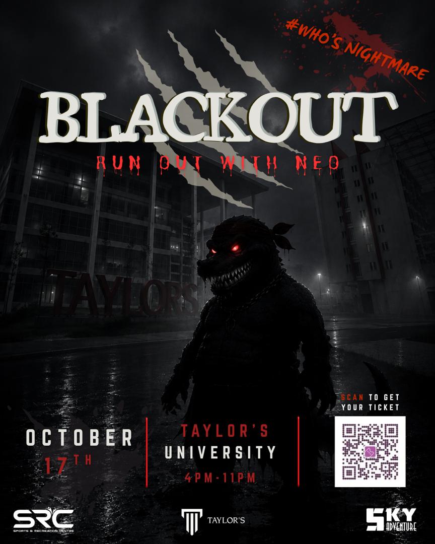BLACKOUT: Run Out with Neo event poster