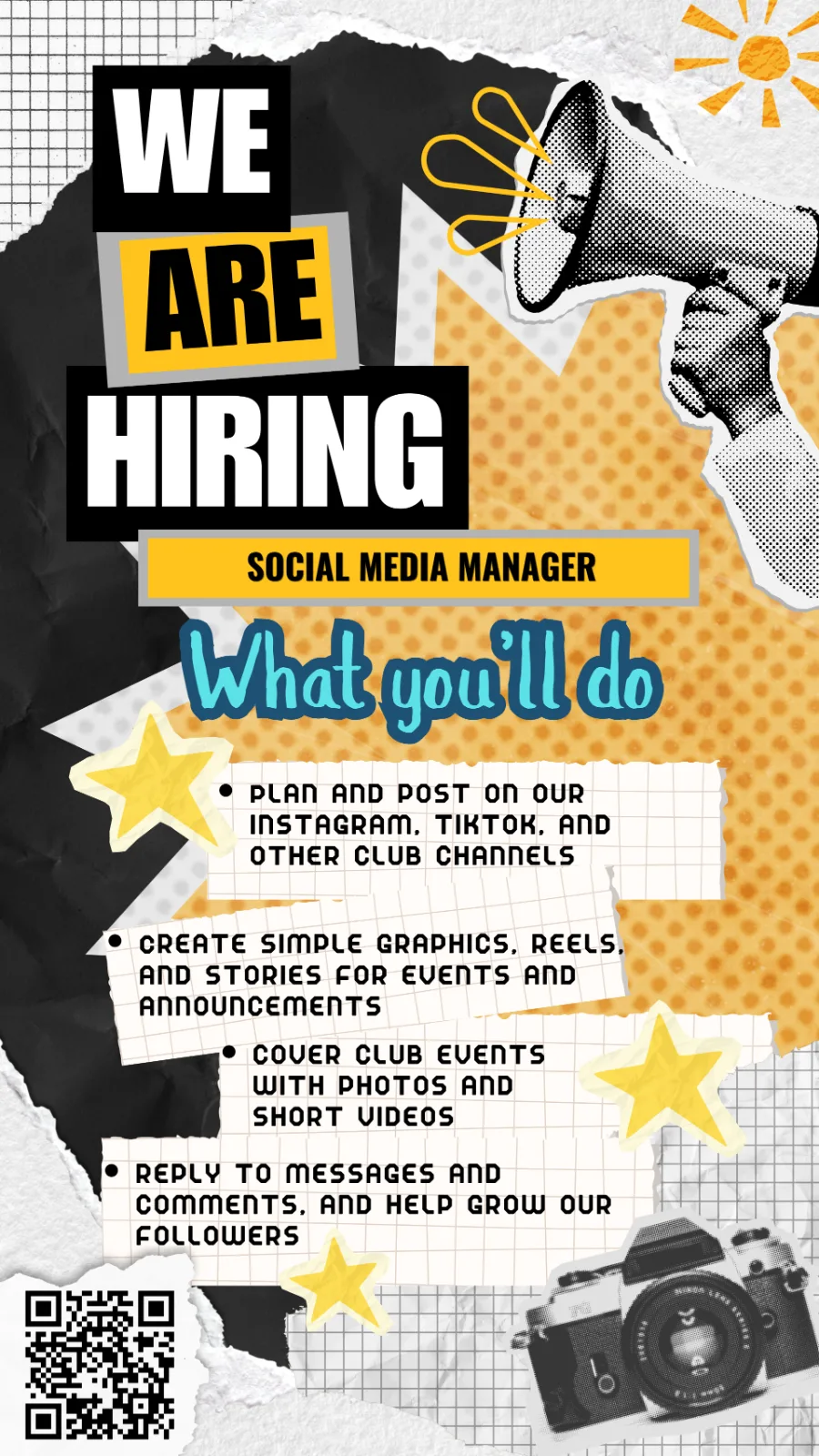 Looking for Social Media Manager!! event poster