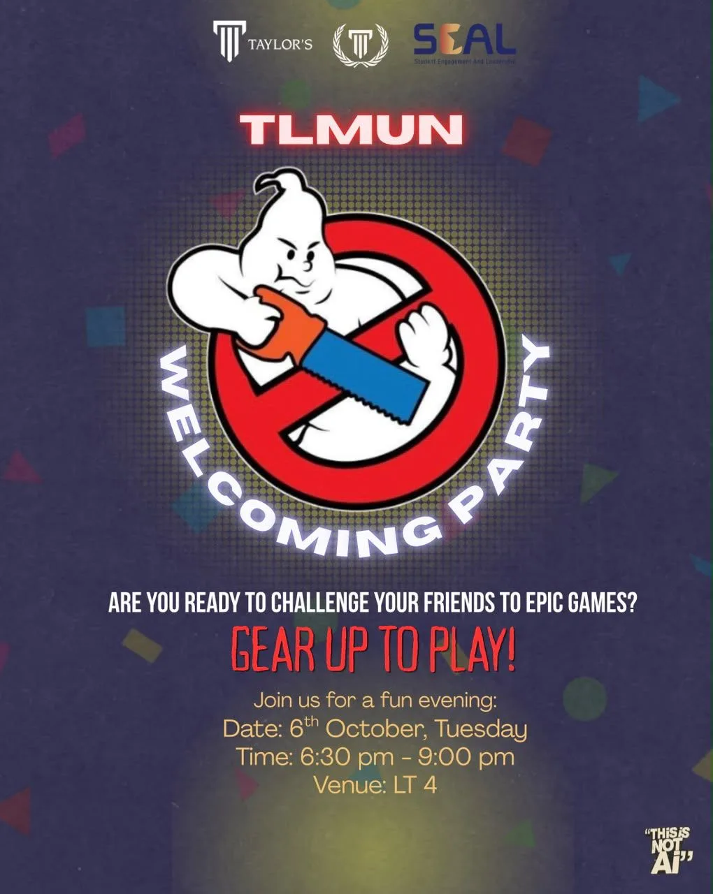 TLMUN WELCOMING PARTY event poster