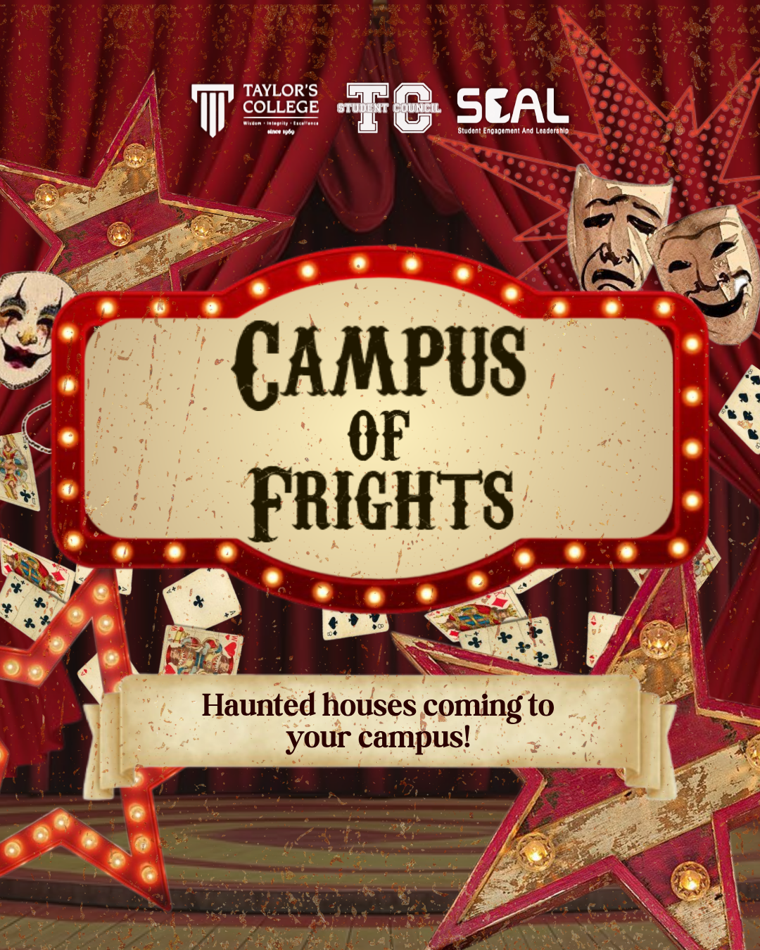 Campus of Frights event poster