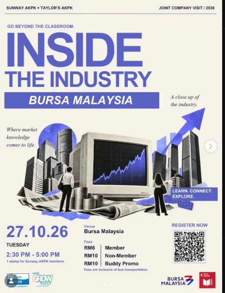 bursa malaysia visit event poster