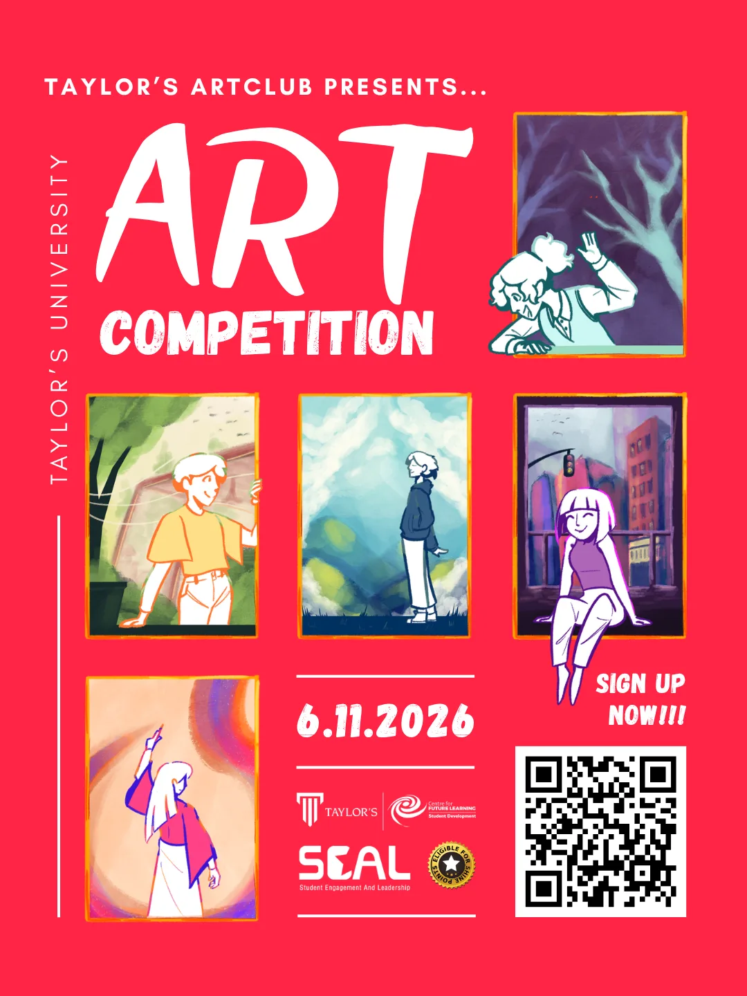 Live Art Competition event poster
